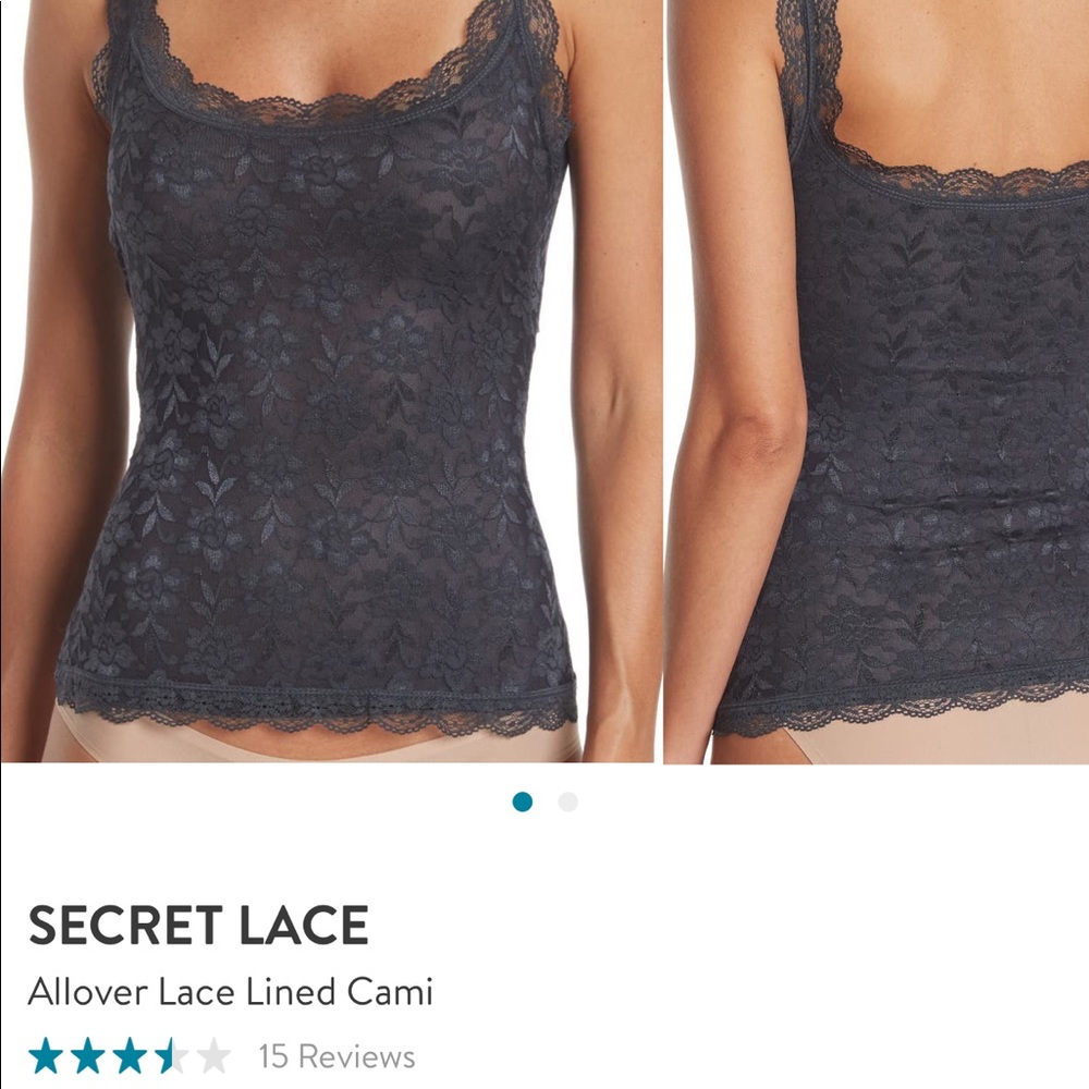 Secret lace tank top